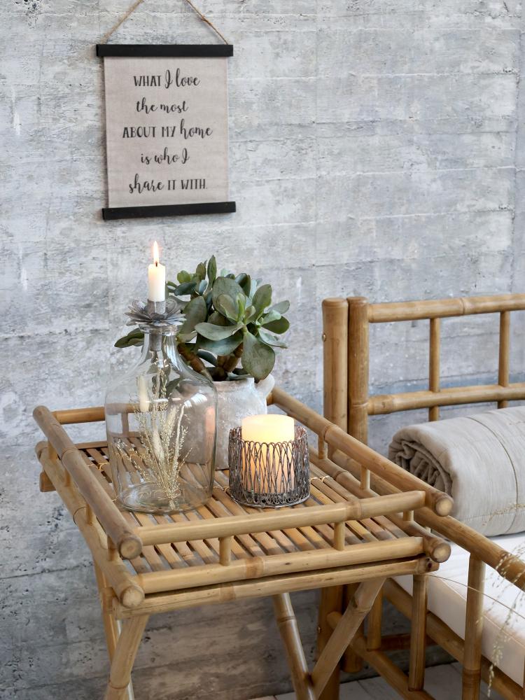 Picture on canvas with text H30x24cm