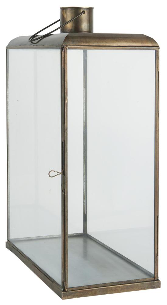 Lantern Messing Glass H48cm