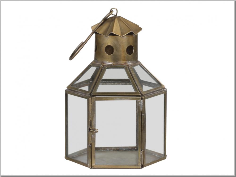 French lantern brass H16cm