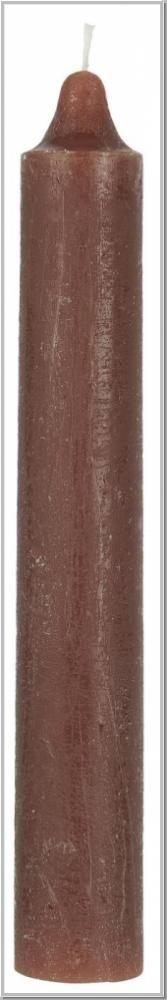 Rustikale Kerze Rustic Brown H25 cm