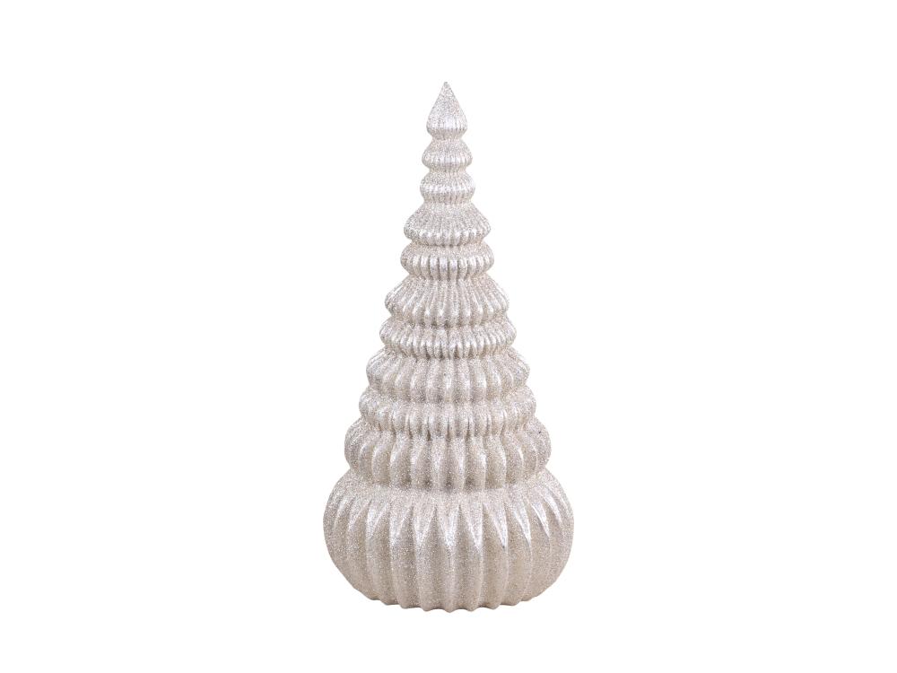 Preview: Christbaum Weihnachtsbaum Glitter Polyresin H31cm