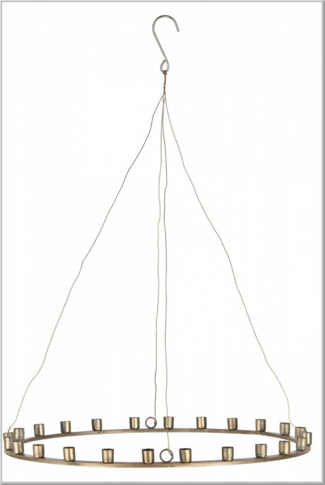 Adventskranz Kerzenständer f.24 Kerzen Ø40cm zum hängen