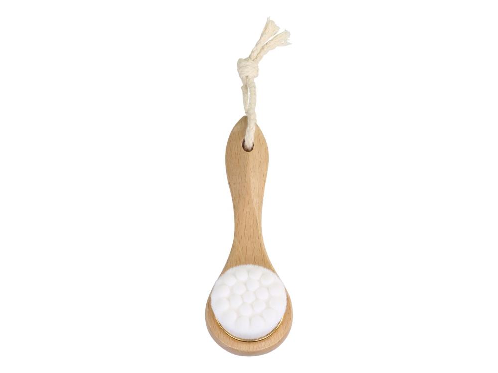 Facial brush Éternel natural wood L15cm
