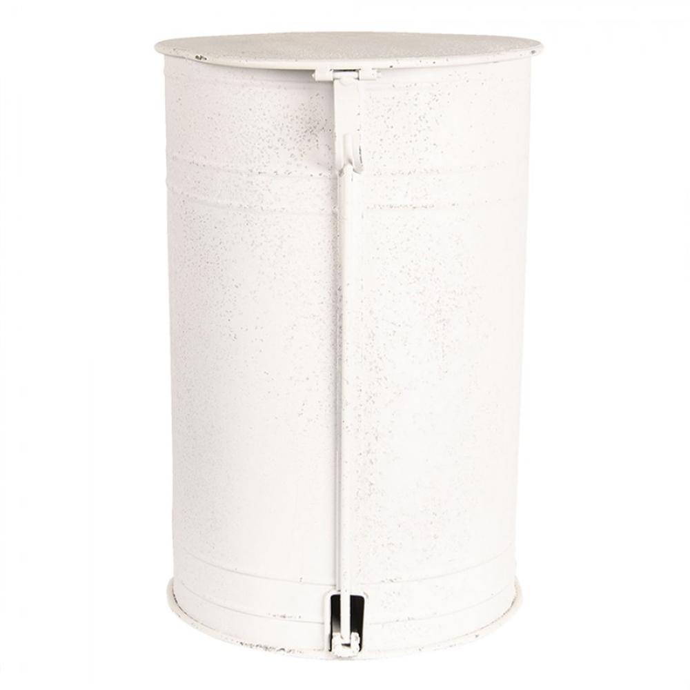 Trash can pedal bin white 12000ml