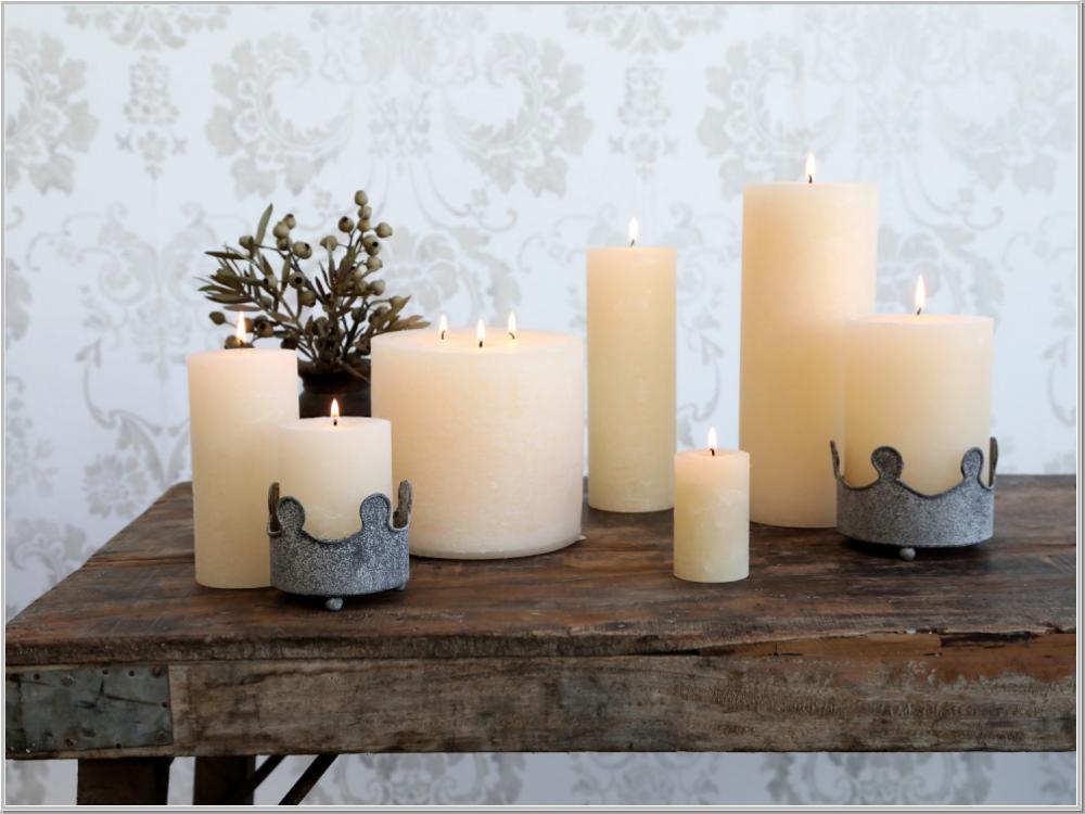 Macon Candle Creme H10x 7cm