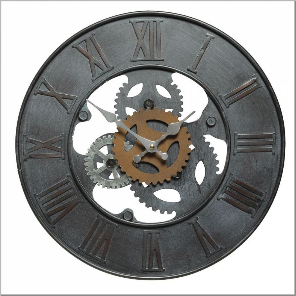 Wall clock gear clock vintage Ø39cm