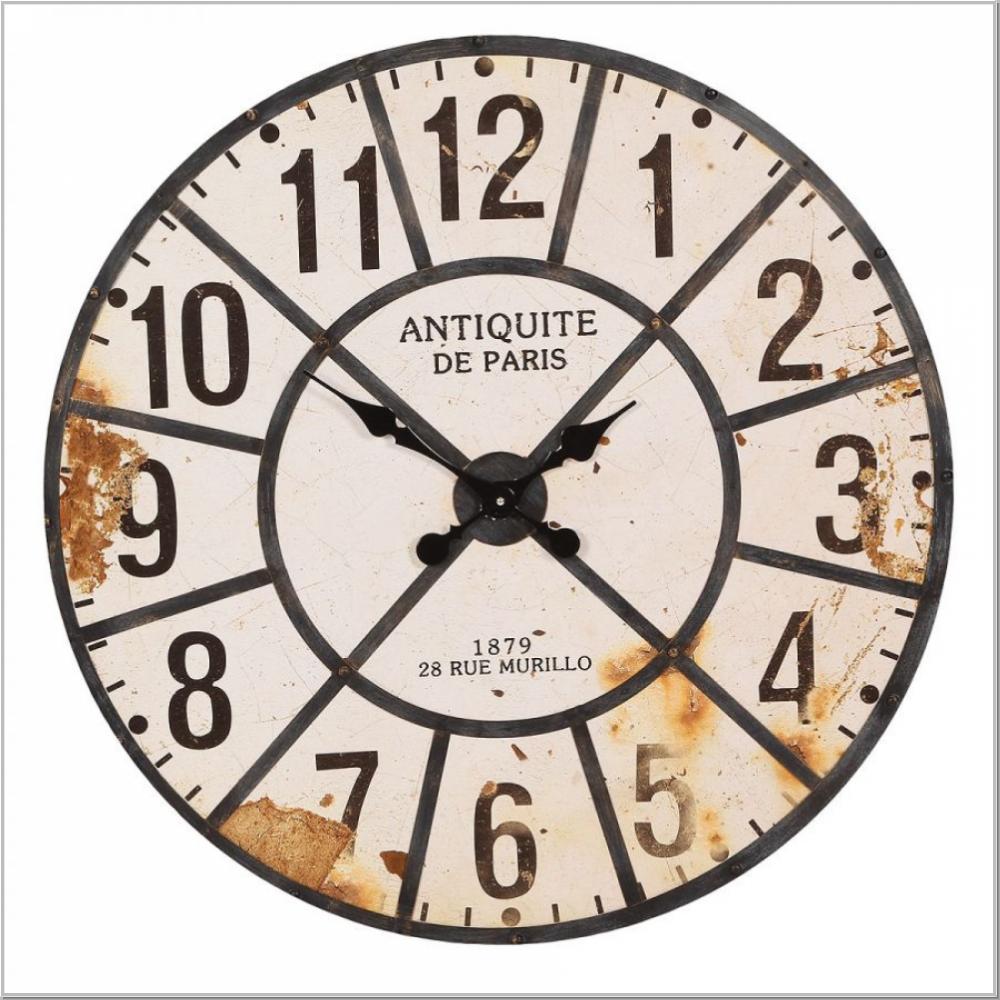 Vintage Wallclock Iron Ø80cm