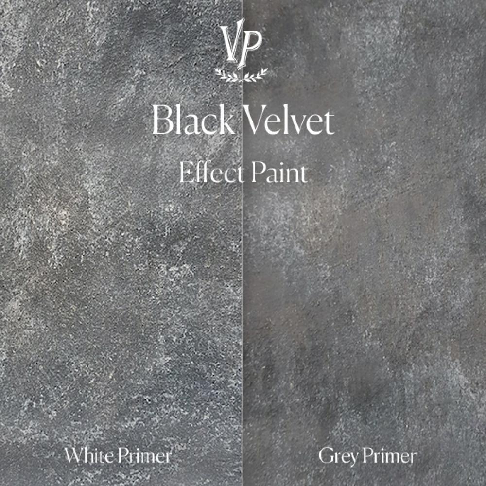 Preview: Vintage Paint Struktureffektfarbe Black Velvet 1000ml