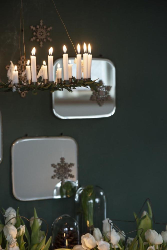 Adventskranz Kerzenständer f.24 Kerzen Ø40cm zum hängen