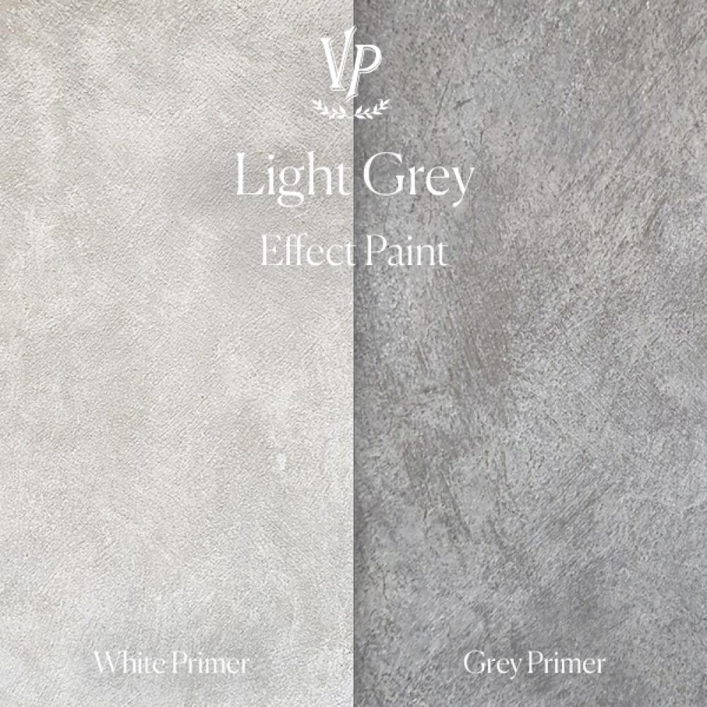Preview: Vintage Paint Struktureffektfarbe Light Grey 1000ml