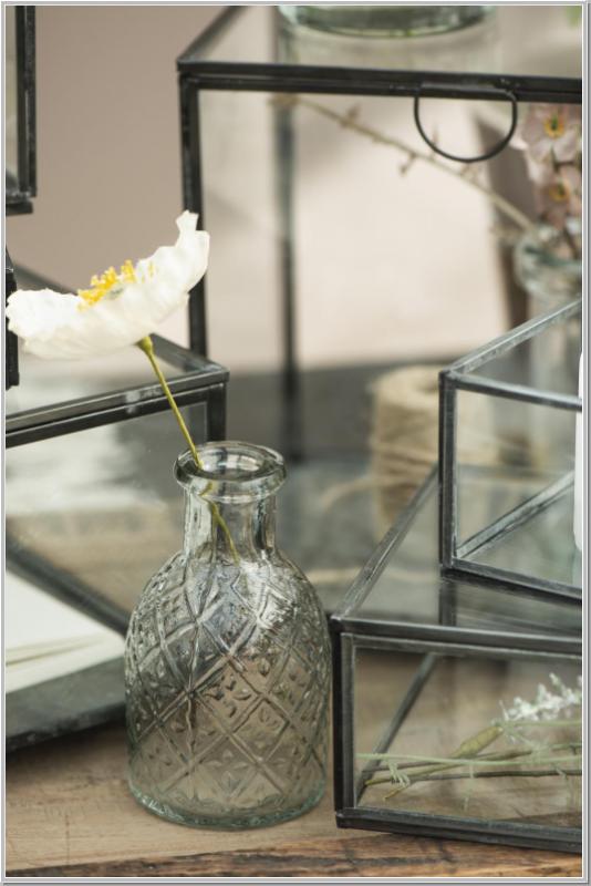 Glass vase apothecary jar