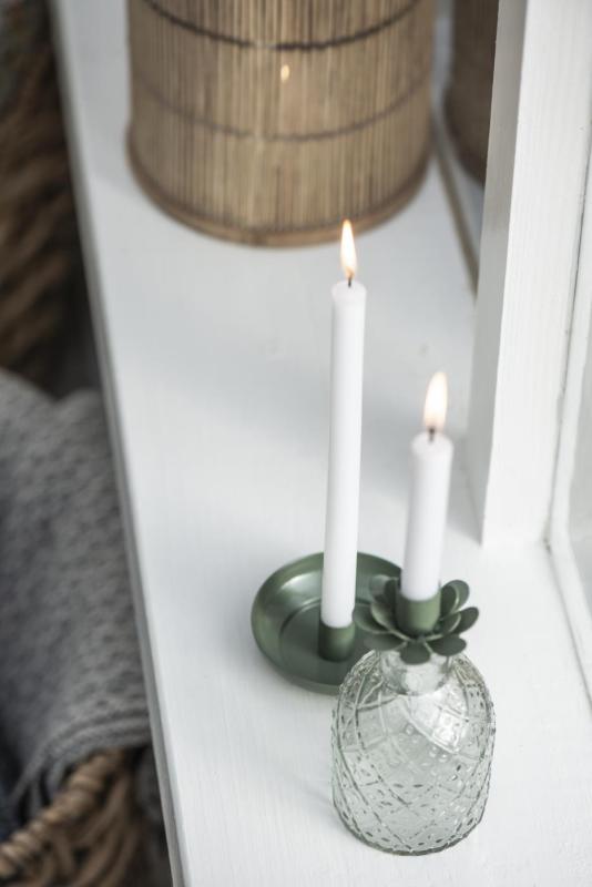 Glass vase apothecary jar