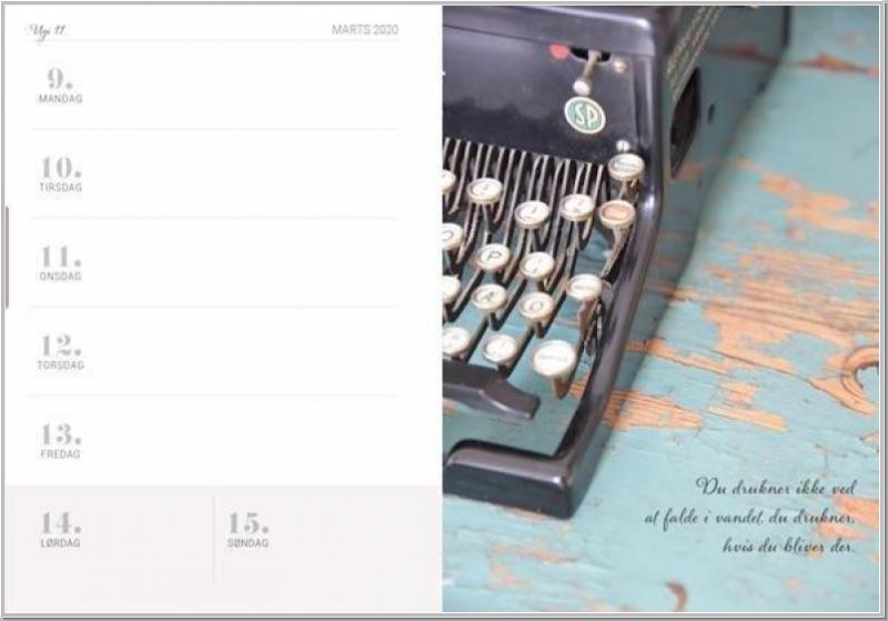 Calendar Book JDL