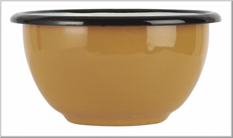 Schale Emaille GElb Ø10,5cm