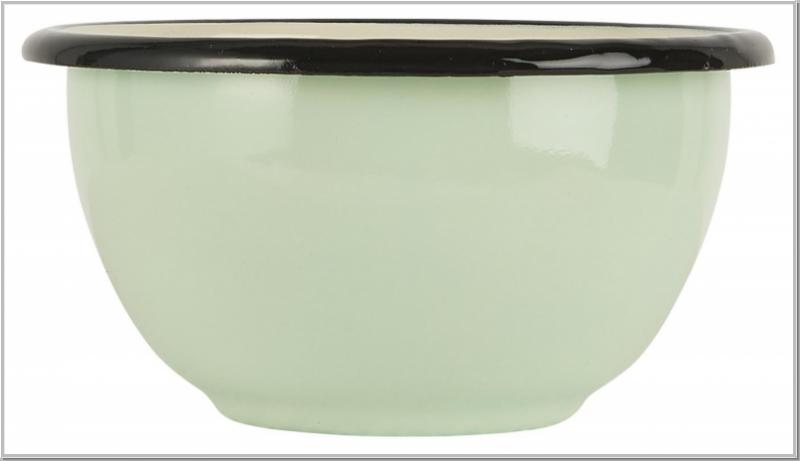 Schale Emaille Hellgrün Cream Ø10,5cm