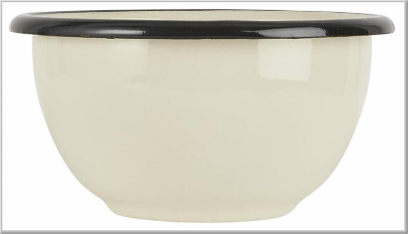 Schale Emaille Butter Cream Ø10,5cm