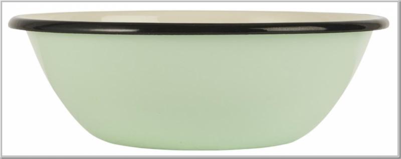 Schale Emaille Hellgrün Cream Ø16,5cm