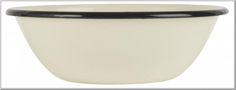 Schale Emaille Butter Cream Ø16,5cm