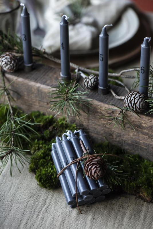 Small Candles Set of 24 H10xØ1,3cm