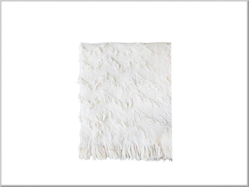 Plaid White 152x135cm