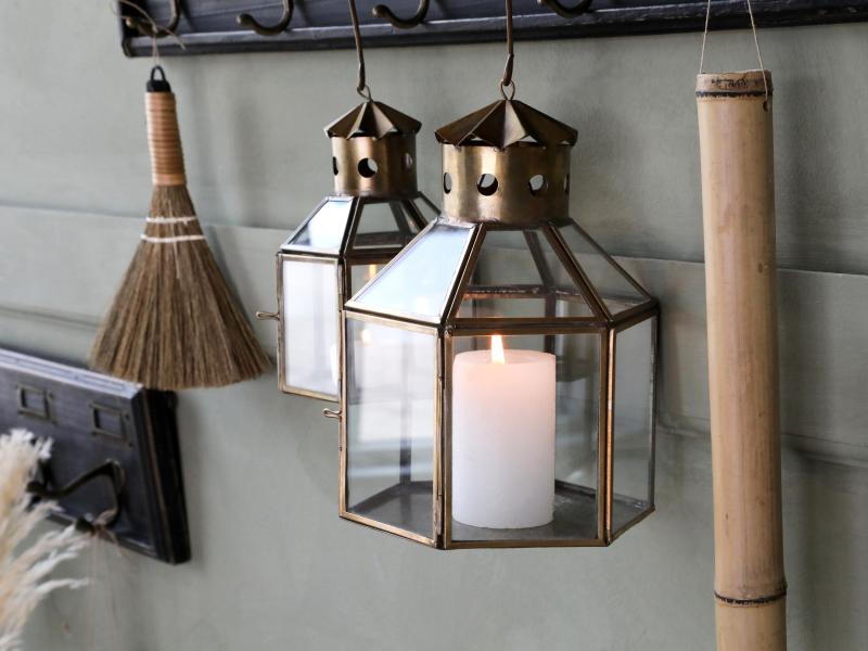 French lantern brass H16cm