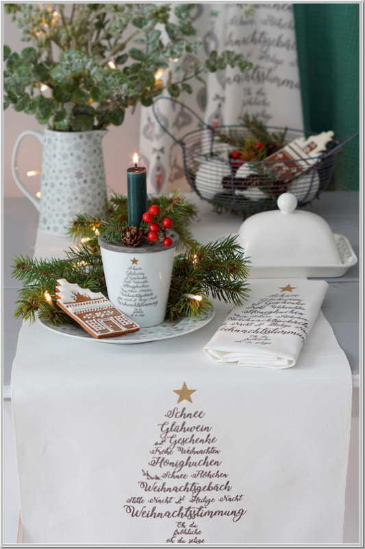 Happy Mug "Christmas Words" Becher H10cm