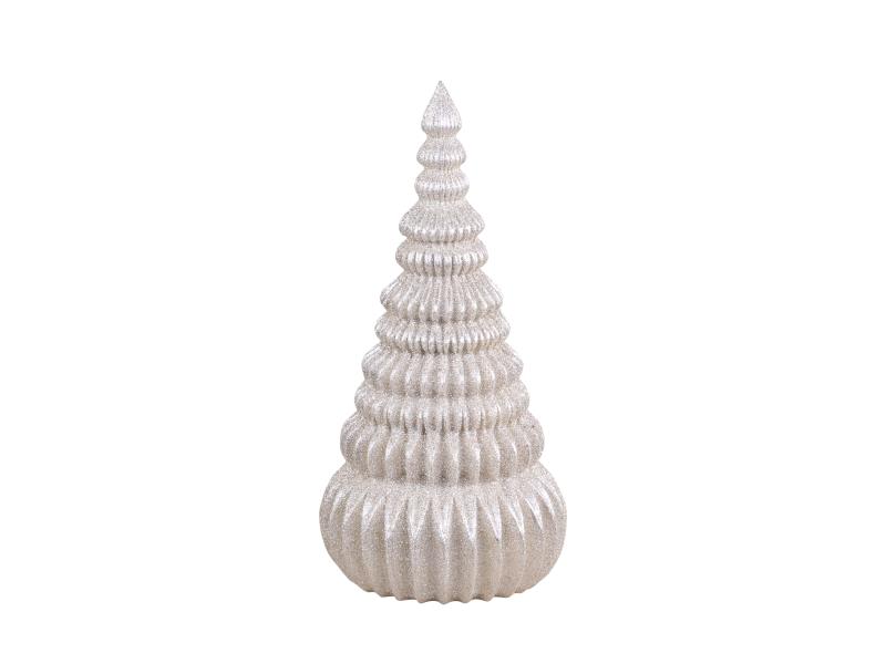 Christbaum Weihnachtsbaum Glitter Polyresin H31cm