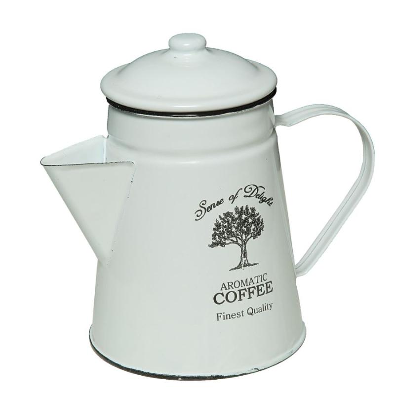 Enamelled coffee pot pot H21cm