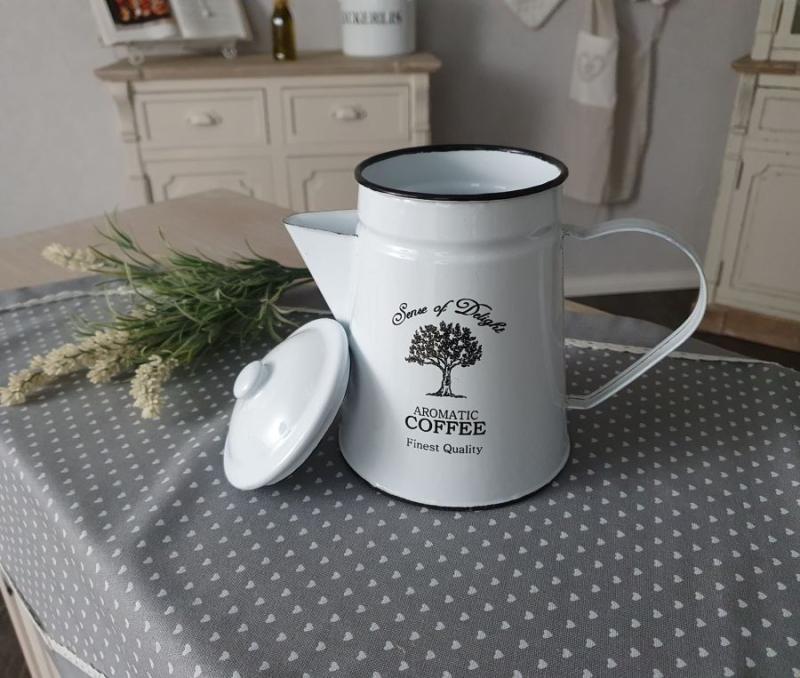 Enamelled coffee pot pot H21cm