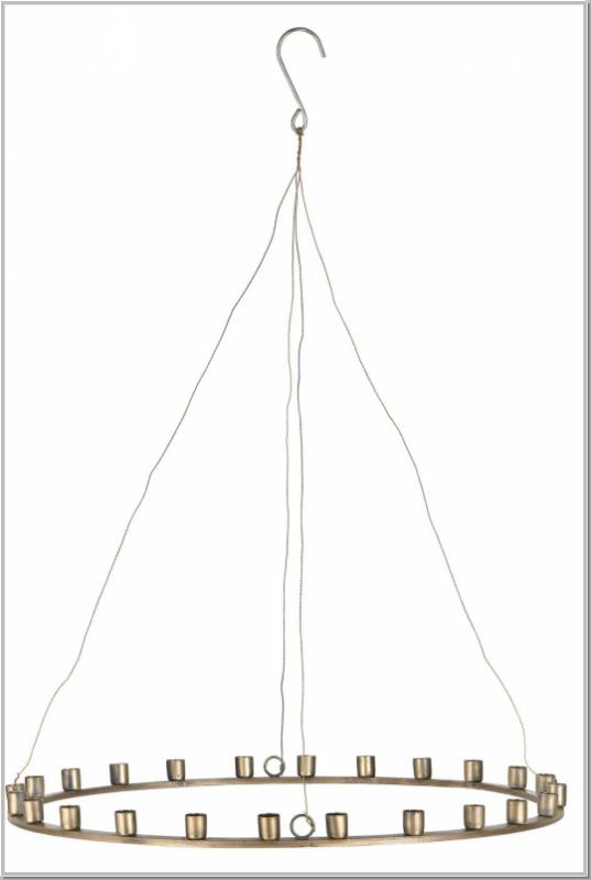 Adventskranz Kerzenständer f.24 Kerzen Ø40cm zum hängen