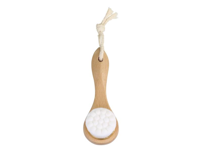 Facial brush Éternel natural wood L15cm