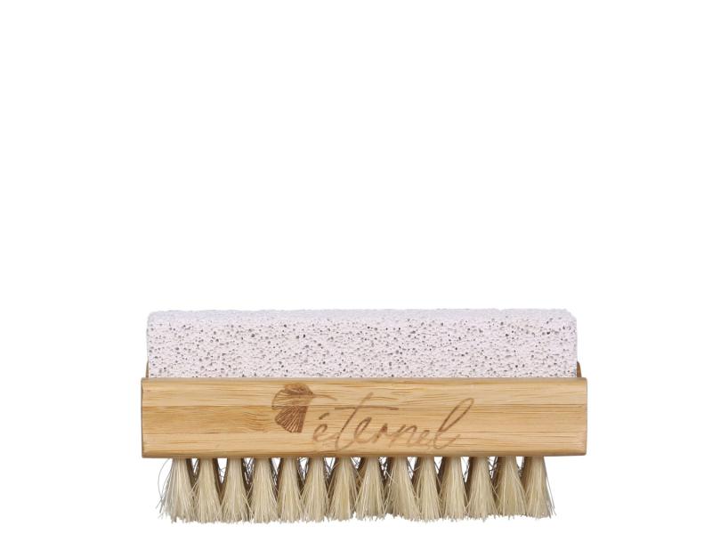 Nail brush with pumice stone Éternel bamboo