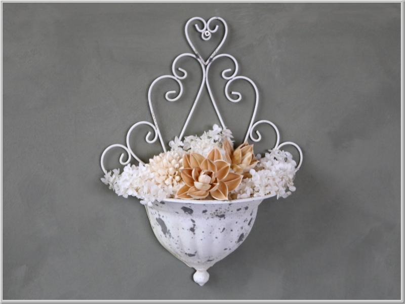 Französischer Wandtopf Wandaufhang H43cm
