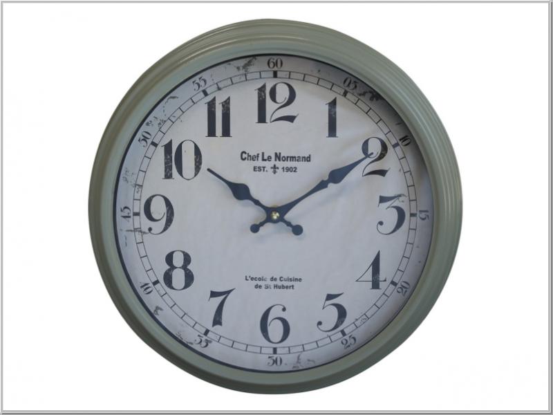 Französische Wanduhr Uhr Antique Verte Ø31cm