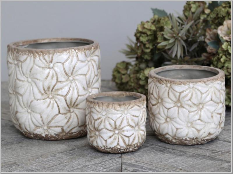 Flowerpot Colmar Cream