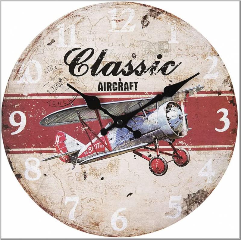 Wanduhr Classic Aircraft Ø30cm