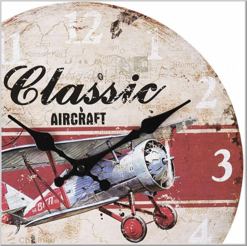 Wanduhr Classic Aircraft Ø30cm
