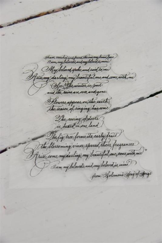 Stamp Text 15x15cm