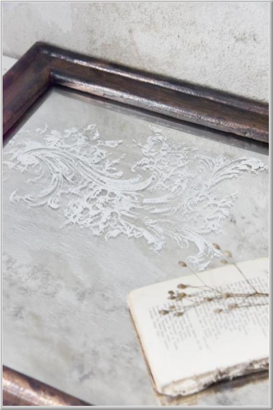 Jeanne d'Arc Living Stempel Flower Filigree L25cm