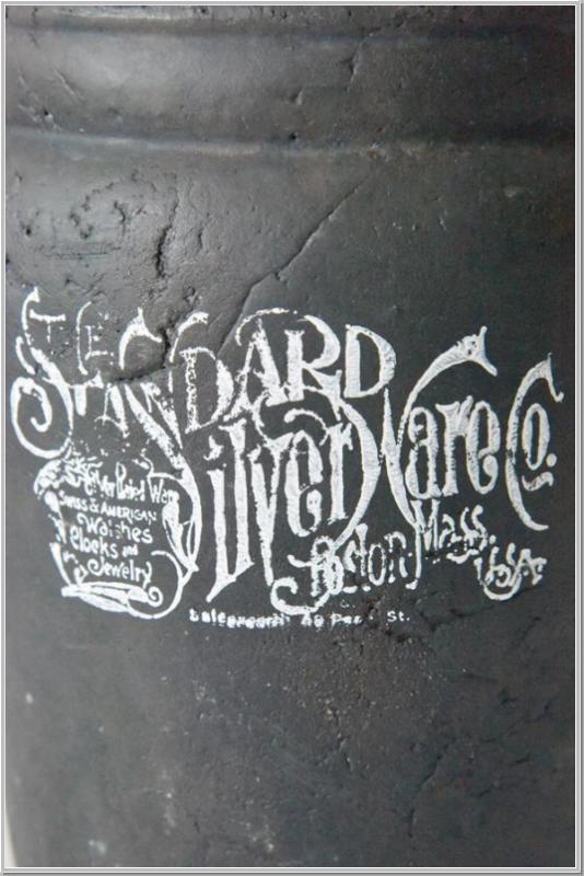 Vintage  Paint Stencil Silver Ware