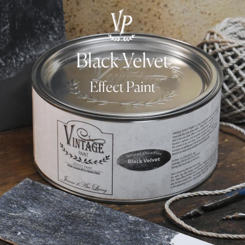 Vintage Paint Struktureffektfarbe Black Velvet 1000ml