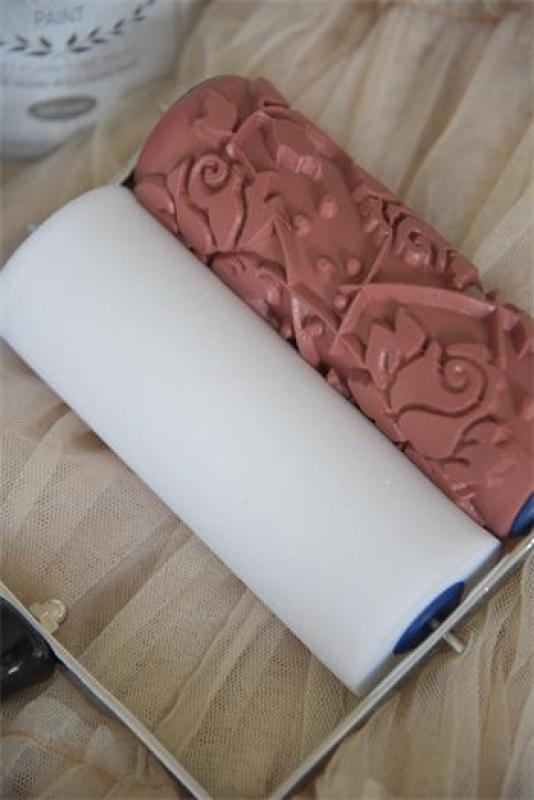 Pattern Roller Paint Roller Rose Pattern