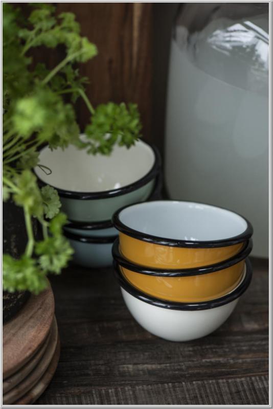 Schale Emaille Hellgrün Cream Ø10,5cm