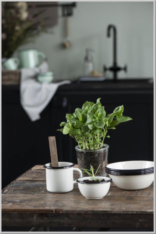 Schale Emaille Butter Cream Ø10,5cm