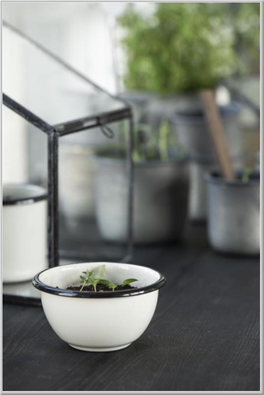 Schale Emaille Butter Cream Ø10,5cm