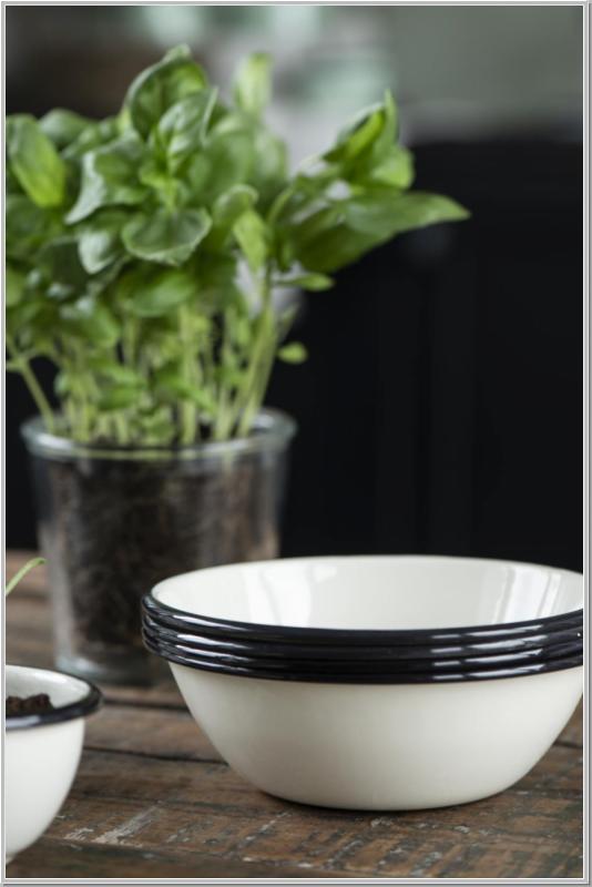 Schale Emaille Butter Cream Ø16,5cm