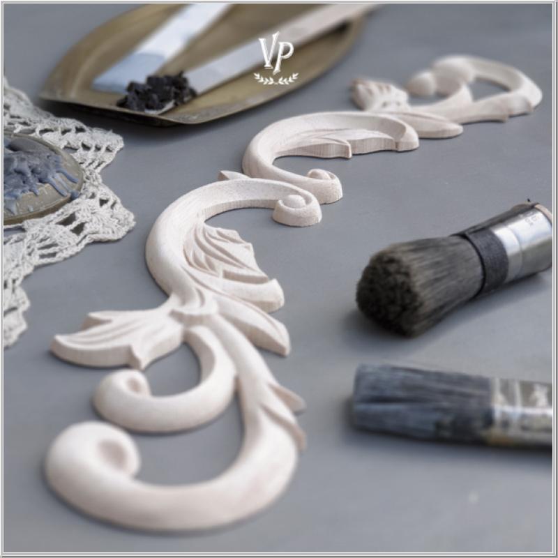 Holzornament Vintage Paint Ornament 50x13cm